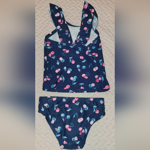 ☀️ 5 for $25 ☀️ OshKosh B'gosh Cherry Print Tankini - Picture 3 of 5